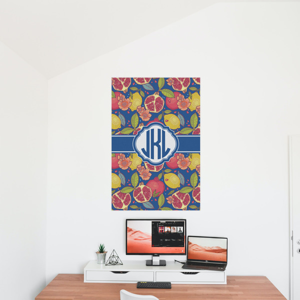 Pomegranates & Lemons 24x36 - Matte Poster - On the Wall