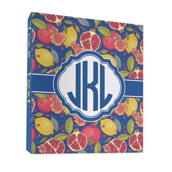 Custom Pomegranates & Lemons 3 Ring Binder - Full Wrap - 1" (Personalized)