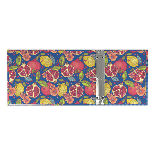 Pomegranates & Lemons 3 Ring Binders - Full Wrap - 3" - OPEN INSIDE