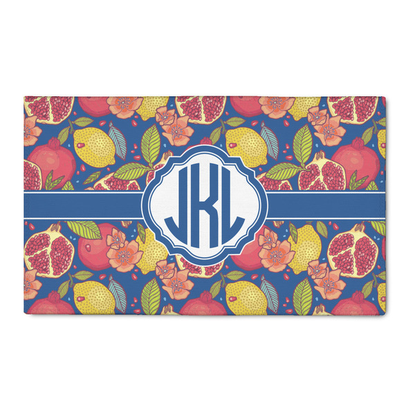 Custom Pomegranates & Lemons 3' x 5' Indoor Area Rug (Personalized)