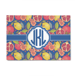 Pomegranates & Lemons 4' x 6' Indoor Area Rug (Personalized)