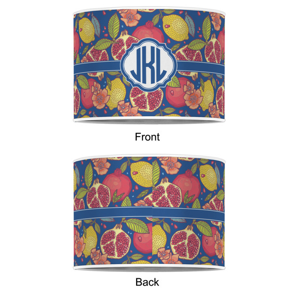 Pomegranates & Lemons 8" Drum Lampshade - APPROVAL (Poly Film)