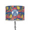 Pomegranates & Lemons 8" Drum Lampshade - ON STAND (Poly Film)