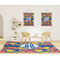Pomegranates & Lemons 8'x10' Indoor Area Rugs - IN CONTEXT