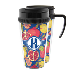 Pomegranates & Lemons Acrylic Travel Mug (Personalized)