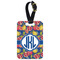 Pomegranates & Lemons Metal Luggage Tag w/ Monogram