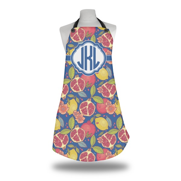 Custom Pomegranates & Lemons Apron w/ Monogram