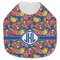 Pomegranates & Lemons Jersey Knit Baby Bib w/ Monogram