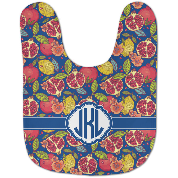 Pomegranates & Lemons Baby Bib - AFT flat