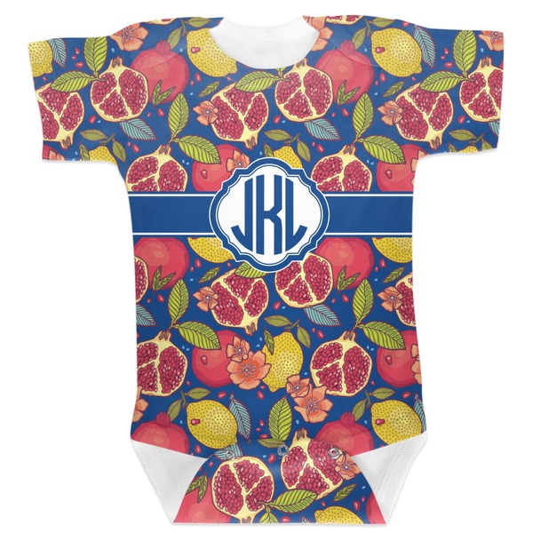 Custom Pomegranates & Lemons Baby Bodysuit 0-3 (Personalized)