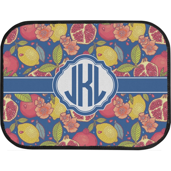 Pomegranates & Lemons Back Seat Car Mat