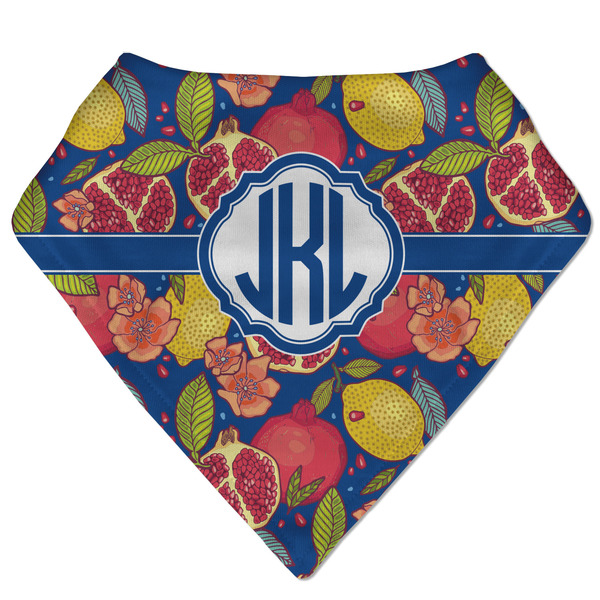 Custom Pomegranates & Lemons Bandana Bib (Personalized)