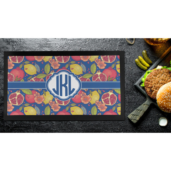 Pomegranates & Lemons Bar Mat - Small - LIFESTYLE