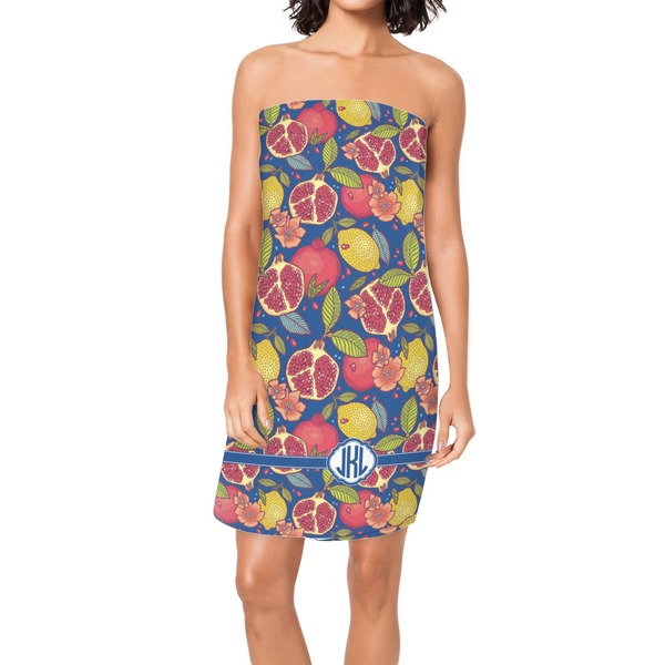 Custom Pomegranates & Lemons Spa / Bath Wrap (Personalized)