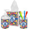 Pomegranates & Lemons Acrylic Bathroom Accessories Set w/ Monogram