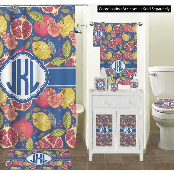 Pomegranates & Lemons Bathroom Scene