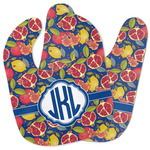 Pomegranates & Lemons Baby Bib w/ Monogram