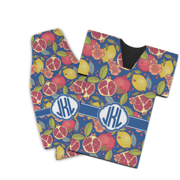 Custom Pomegranates & Lemons Bottle Cooler (Personalized)