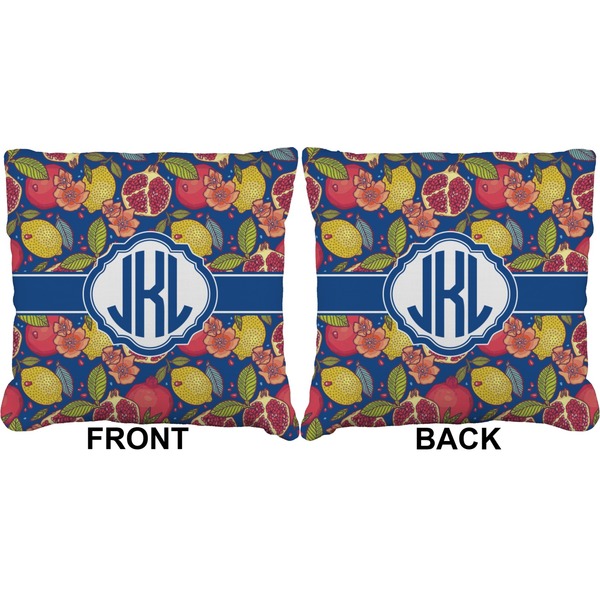 Pomegranates & Lemons Burlap Pillow Approval