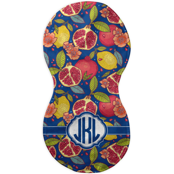 Pomegranates & Lemons Burp Peanut Shaped Flat