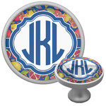 Pomegranates & Lemons Cabinet Knob (Silver) (Personalized)