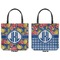 Pomegranates & Lemons Canvas Tote - Front and Back