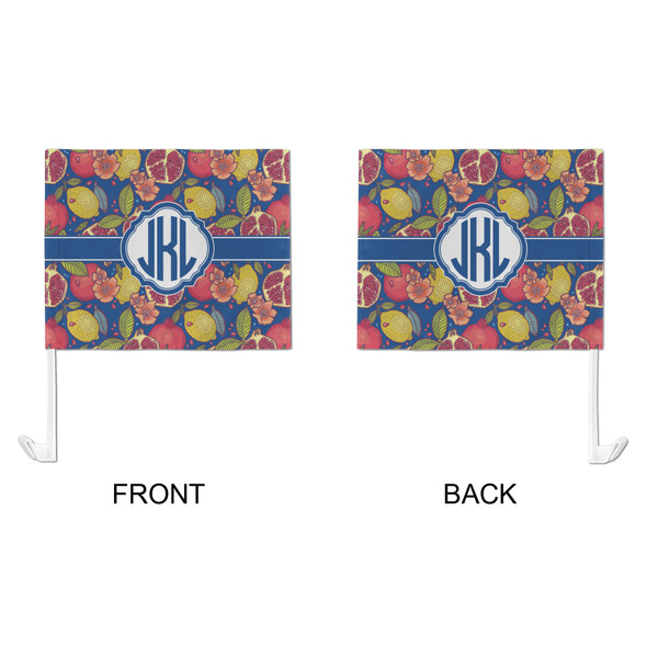 Pomegranates & Lemons Car Flag - Large - APPROVAL