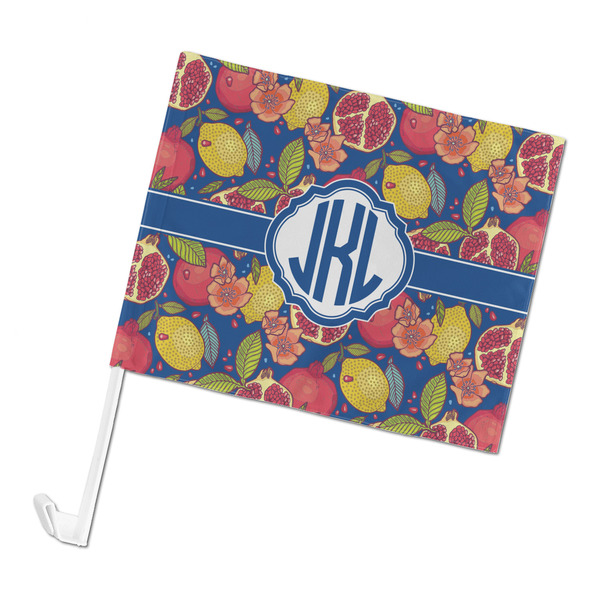 Custom Pomegranates & Lemons Car Flag - Large (Personalized)