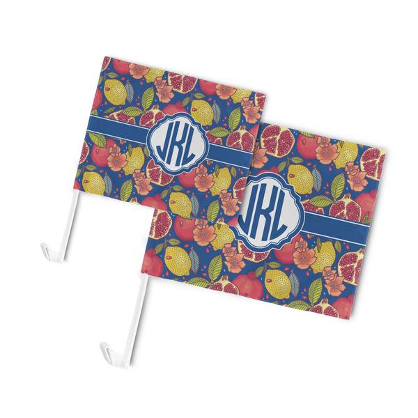Pomegranates & Lemons Car Flags - PARENT MAIN (both sizes)