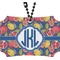 Pomegranates & Lemons Rear View Mirror Ornament (Personalized)