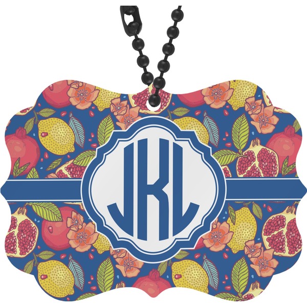 Custom Pomegranates & Lemons Rear View Mirror Charm (Personalized)
