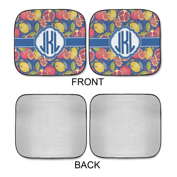 Pomegranates & Lemons Car Sun Shades - APPROVAL