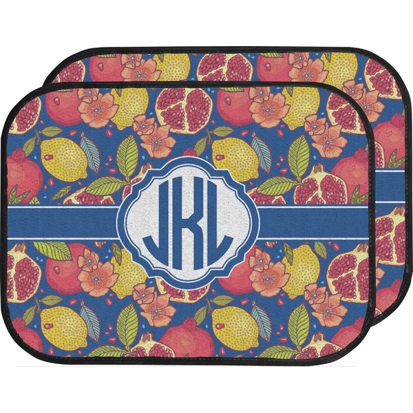 Pomegranates & Lemons Custom Car Floor Mats Set (2Front & 2Back)