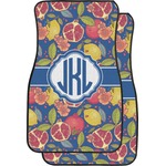 Pomegranates & Lemons Car Floor Mats (Front Seat) (Personalized)