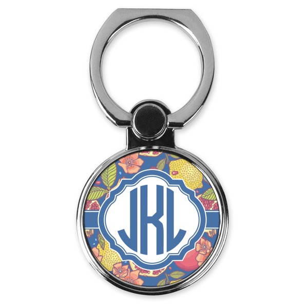 Custom Pomegranates & Lemons Cell Phone Ring Stand & Holder (Personalized)