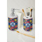 Pomegranates & Lemons Ceramic Bathroom Accessories - LIFESTYLE (toothbrush holder & soap dispenser)