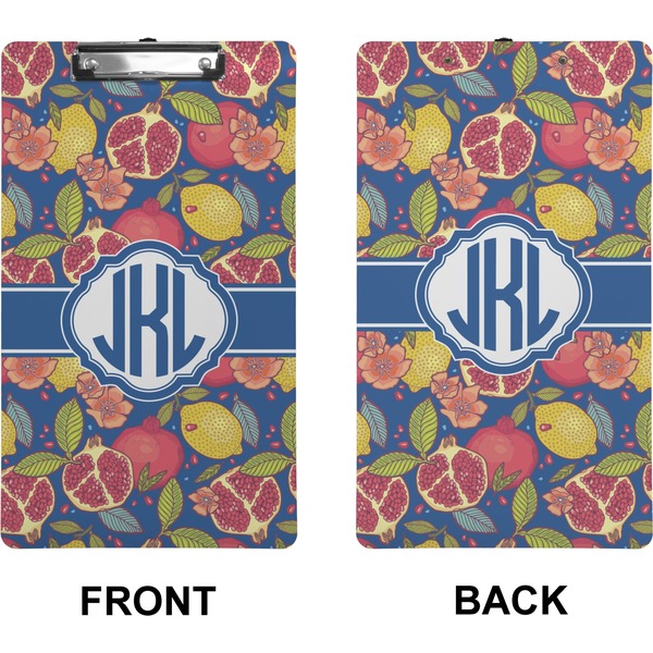Pomegranates & Lemons Clipboard (Legal) (Front + Back)