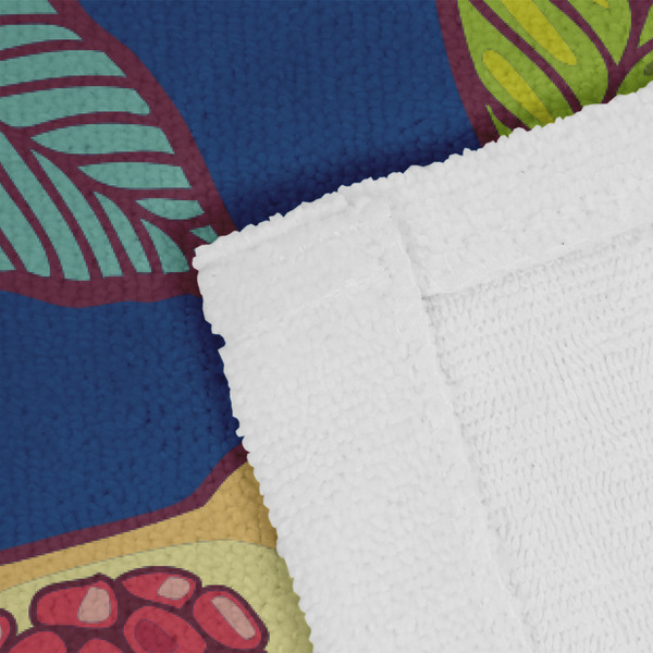 Pomegranates & Lemons Close up of Fabric