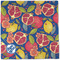 Pomegranates & Lemons Cloth Napkins - Personalized Dinner (Full Open)