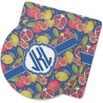 Pomegranates & Lemons Rubber Backed Coaster (Personalized)