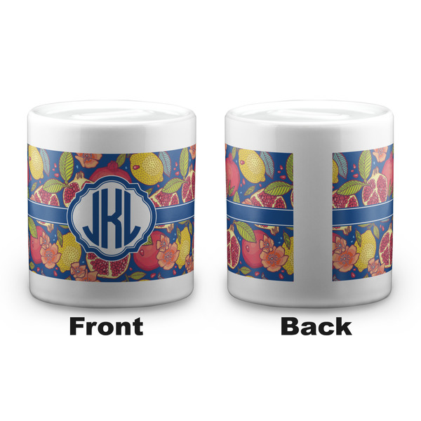 Pomegranates & Lemons Coin Bank - Apvl