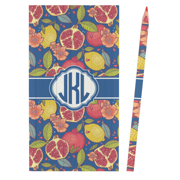 Pomegranates & Lemons Colored Pencils - Front View