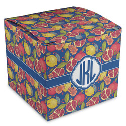 Pomegranates & Lemons Cube Favor Gift Boxes (Personalized)
