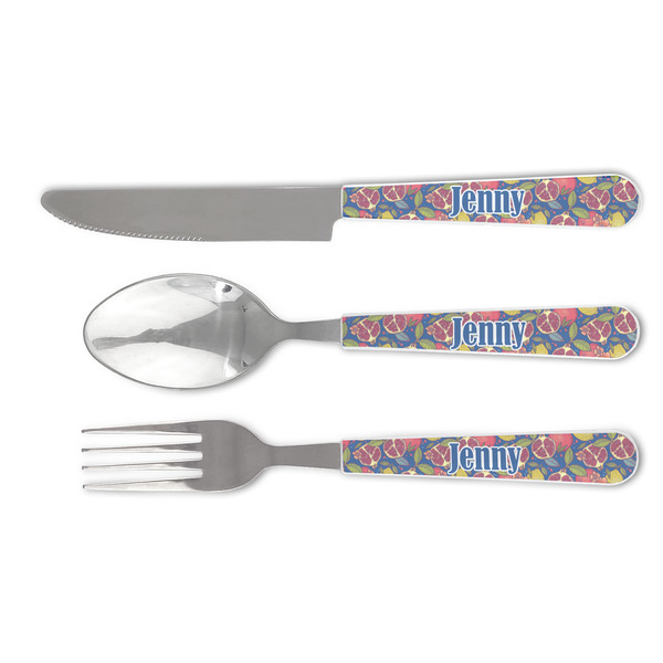 Custom Pomegranates & Lemons Cutlery Set (Personalized)