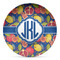 Pomegranates & Lemons Microwave Safe Plastic Plate - Composite Polymer (Personalized)