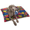 Pomegranates & Lemons Dog Bed - Large w/ Monogram