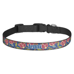 Pomegranates & Lemons Dog Collar (Personalized)