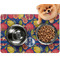 Pomegranates & Lemons Dog Food Mat - Small w/ Monogram