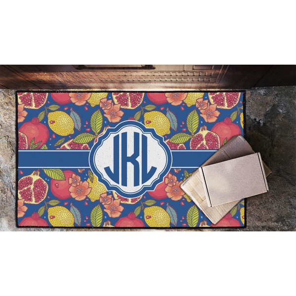 Pomegranates & Lemons Door Mat - LIFESTYLE (Lrg)