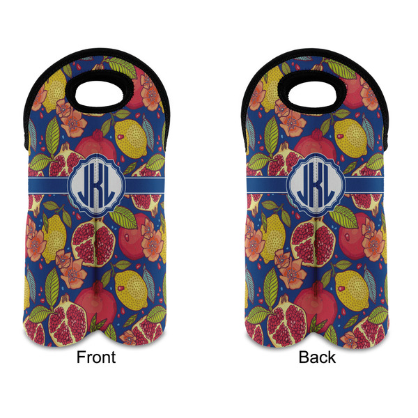 Pomegranates & Lemons Double Wine Tote - APPROVAL (new)